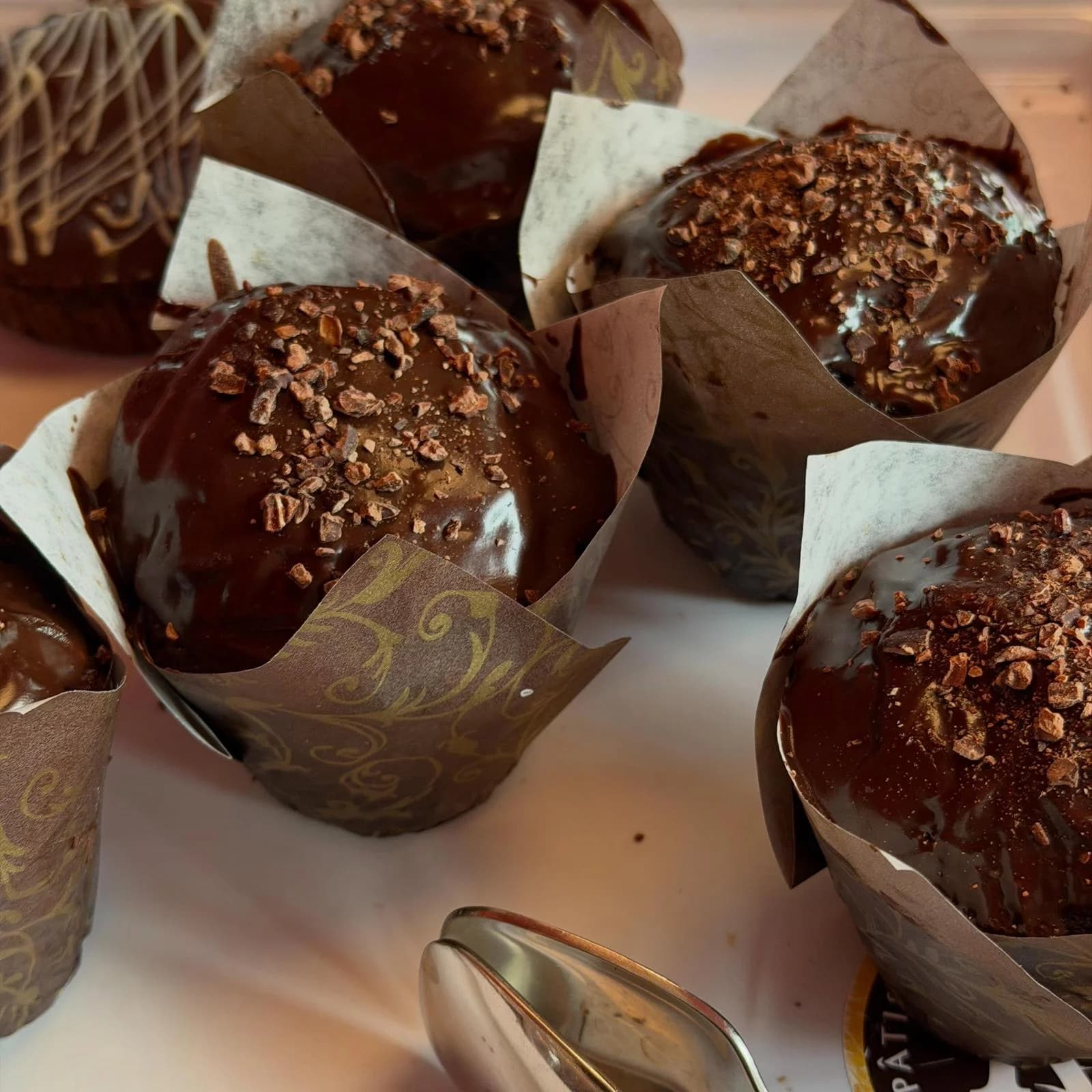 Vegane Schoko Muffins im running late Café in Koblenz